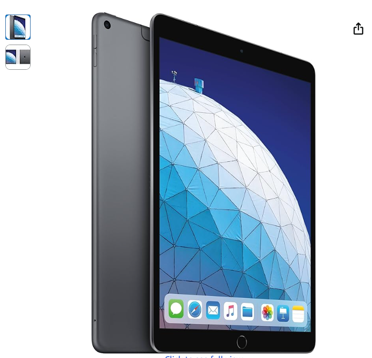 Apple iPad 10.2-Inch Wi-Fi 32GB Space Gray (Renewed)