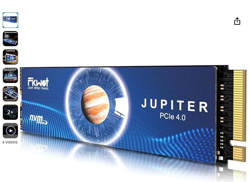 Fikwot Jupiter PCIe 4.0 NVMe SSD Review