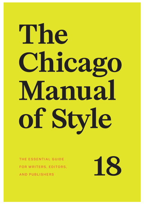 The Chicago Manual of Style, 18th Edition Review