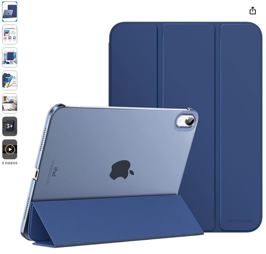 MoKo Case for iPad 11th Gen (A16) & 10th Gen 10.9-inch
