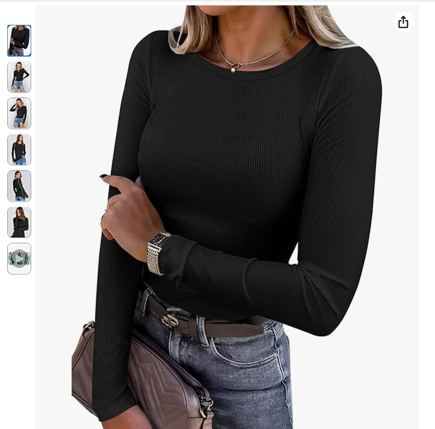 ANRABESS Long Sleeve Shirts Slim Fit Tops