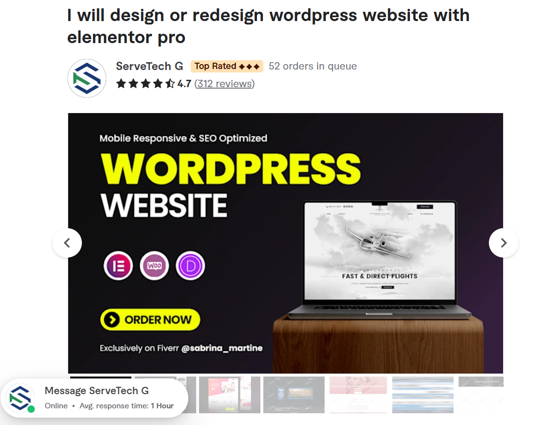 WordPress Website Design with Elementor Pro