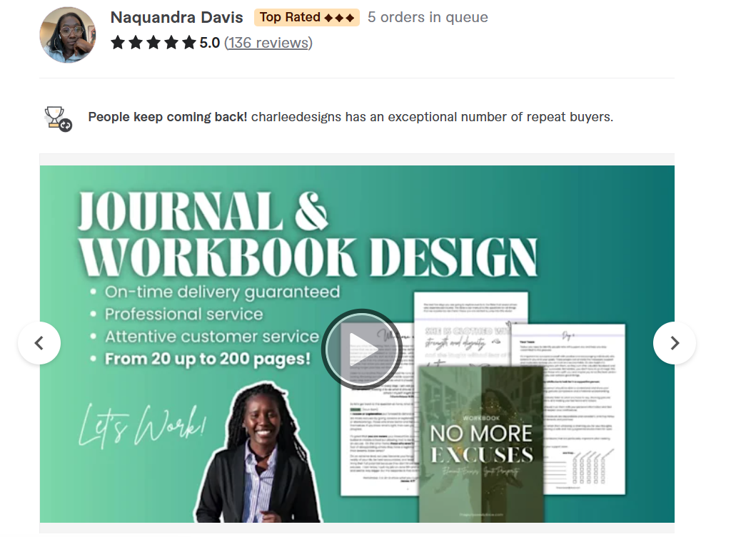 Professional Workbook & Journal Design Service Professional Workbook & Journal Design Service